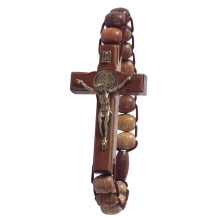 Dezena de pulso com crucifixo grande Dezena de pulso com crucifixo grande