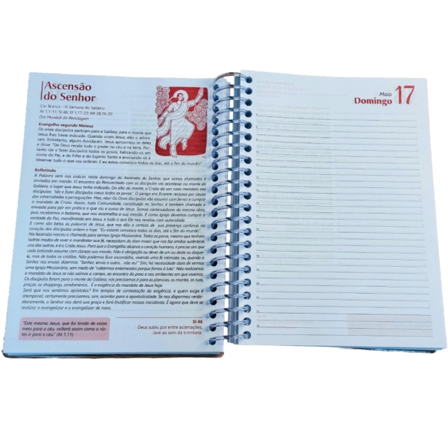 Diário Bíblico Capa Cristal Pai das Misericórdias Diário Bíblico Capa Cristal Pai das Misericórdias