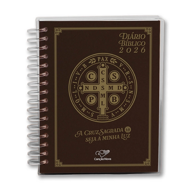 Diário Bíblico Capa Cristal São Bento