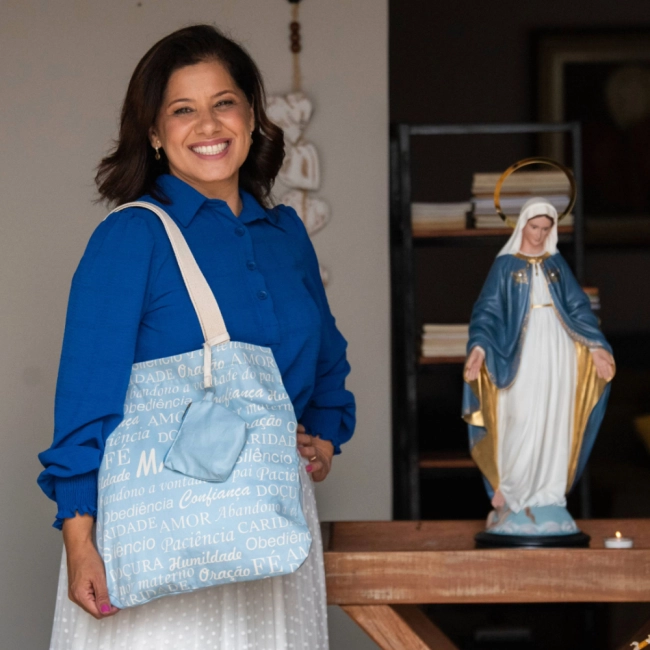 Ecobag Virtudes de Nossa Senhora Ecobag Virtudes de Nossa Senhora