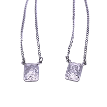 Escapulário Aço Inox Nossa Senhora do Carmo