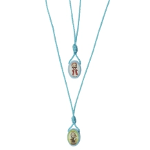 Escapulário Azul Infantil Nossa Senhora do Carmo