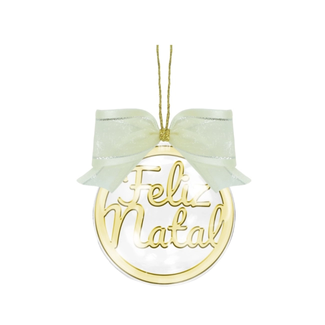 Esfera Natalina Feliz Natal