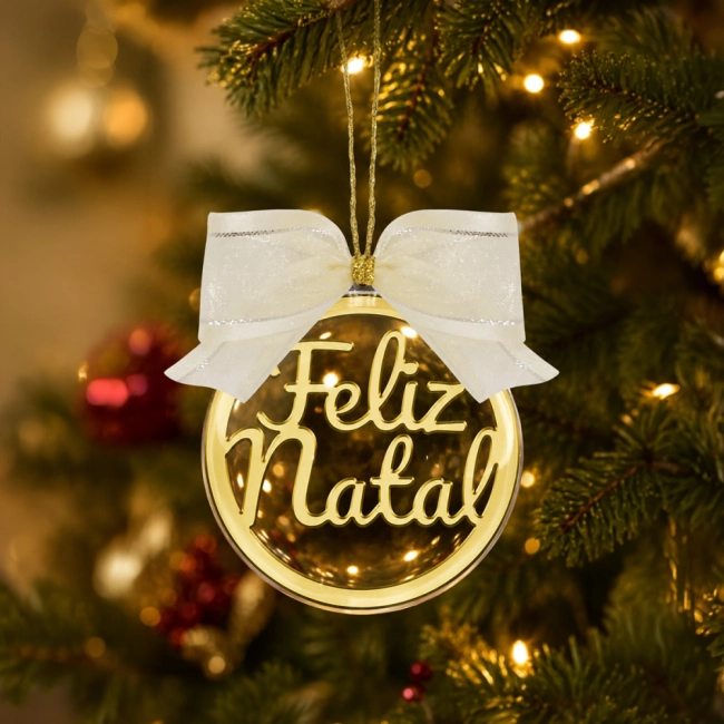Esfera Natalina Feliz Natal Esfera Natalina Feliz Natal