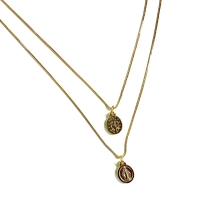 Gargantilha Dupla Medalha Nossa Senhora das Graças