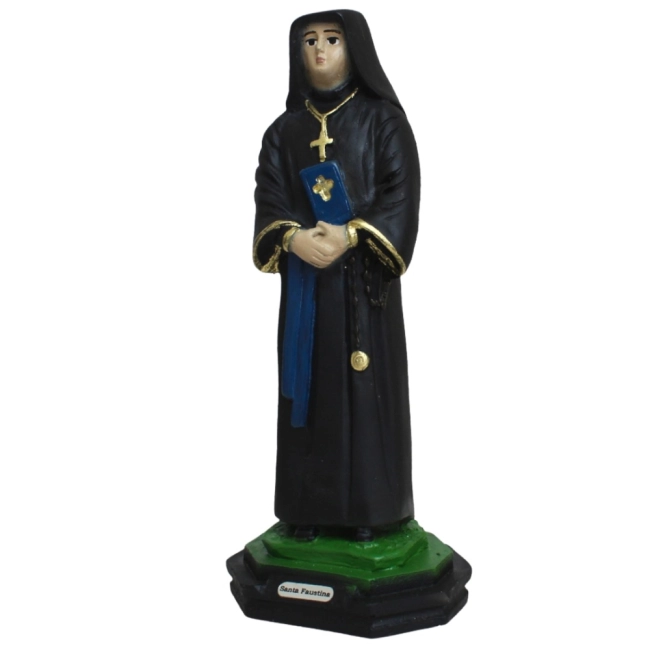 Imagem de Santa Faustina - 20 cm Imagem de Santa Faustina - 20 cm