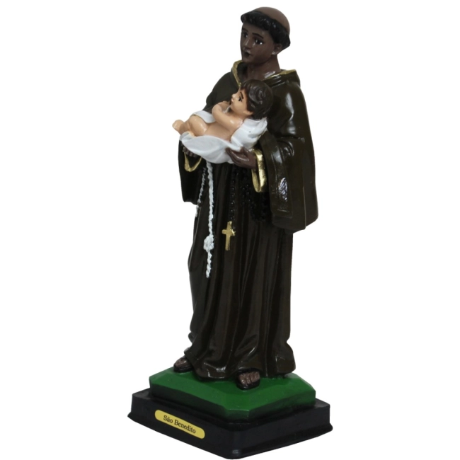 Imagem de São Benedito - 20 cm Imagem de São Benedito - 20 cm