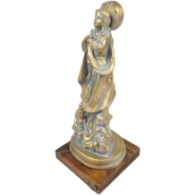 Imagem Nossa Senhora Conceicao Cor Ouro Oxi - 20 cm Imagem Nossa Senhora Conceicao Cor Ouro Oxi - 20 cm