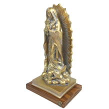 Imagem Nossa Senhora Guadalupe Cor Ouro Oxi - 20 cm Imagem Nossa Senhora Guadalupe Cor Ouro Oxi - 20 cm