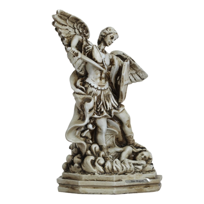 Imagem São Miguel Arcanjo Rústica - 20 cm