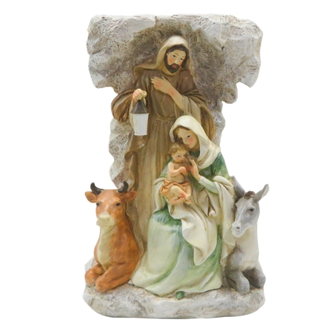 Imagem Sagrada Família Nascimento - 23 cm Imagem Sagrada Família Nascimento - 23 cm