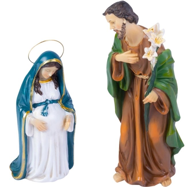 Imagem Sagrada Família Nossa Senhora Grávida - 20 cm Imagem Sagrada Família Nossa Senhora Grávida - 20 cm