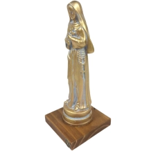 Imagem Santa Rita cor ouro oxi - 20 cm Imagem Santa Rita cor ouro oxi - 20 cm