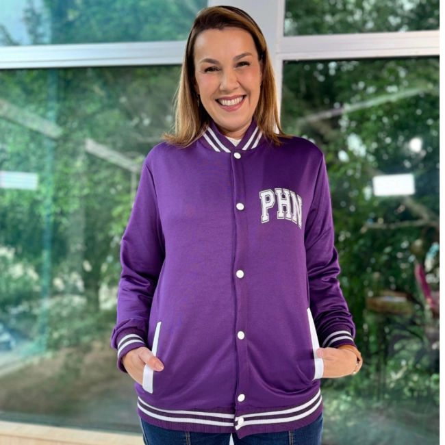 Jaqueta Unissex com Botão PHN Jaqueta Unissex com Botão PHN