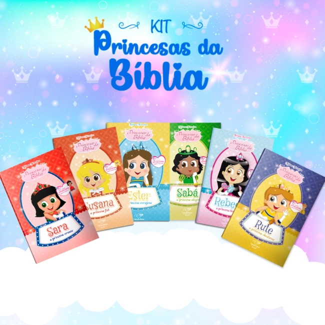 Kit Princesas da Bíblia Kit Princesas da Bíblia