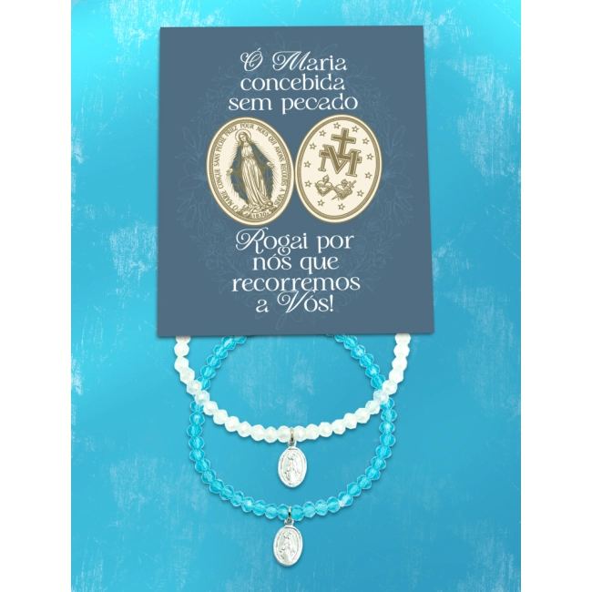 Kit Pulseiras Nossa Senhora das Graças