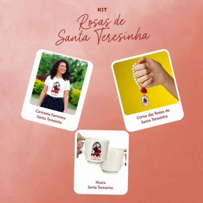 Kit Rosas de Santa Teresinha