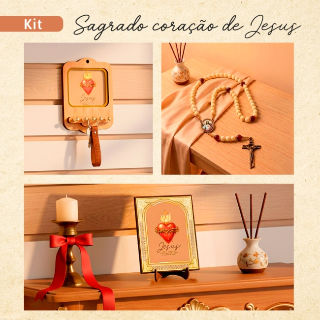 Kit Sagrado Coração de Jesus Kit Sagrado Coração de Jesus