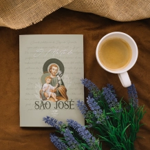 Livreto de São José com Manto Livreto de São José com Manto