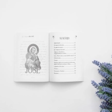 Livreto de São José com Manto Livreto de São José com Manto