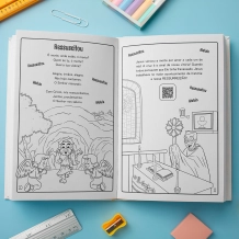 Livro Cantai a Deus uma Canção Nova - Para Colorir