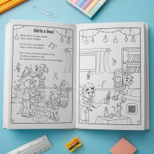 Livro Cantai a Deus uma Canção Nova - Para Colorir