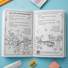 Livro Cantai a Deus uma Canção Nova - Para Colorir