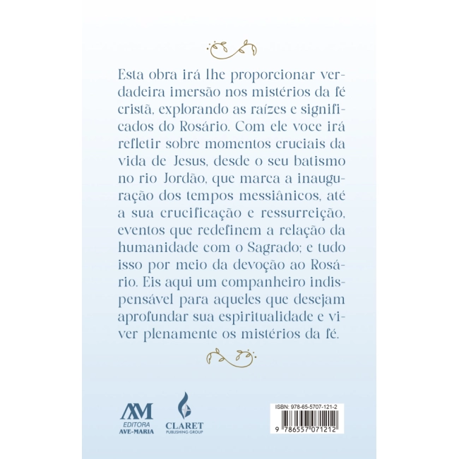 Livro Contemplar a nossa Fé pelos Mistérios do Rosário Livro Contemplar a nossa Fé pelos Mistérios do Rosário