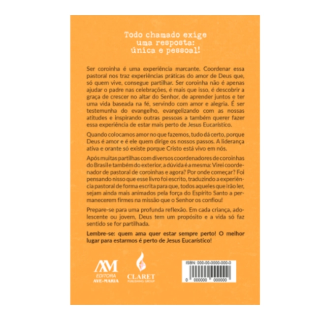 Livro Coroinhas - Um Chamado Especial Livro Coroinhas - Um Chamado Especial