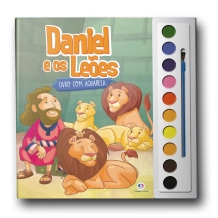 Livro Daniel e os Leões (Livro com Aquarela)