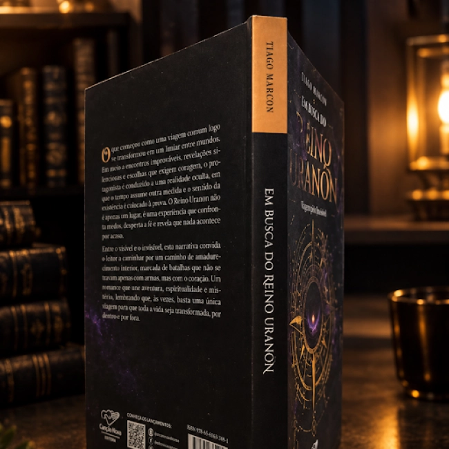 Livro Em Busca do Reino De Uranón - Reedição