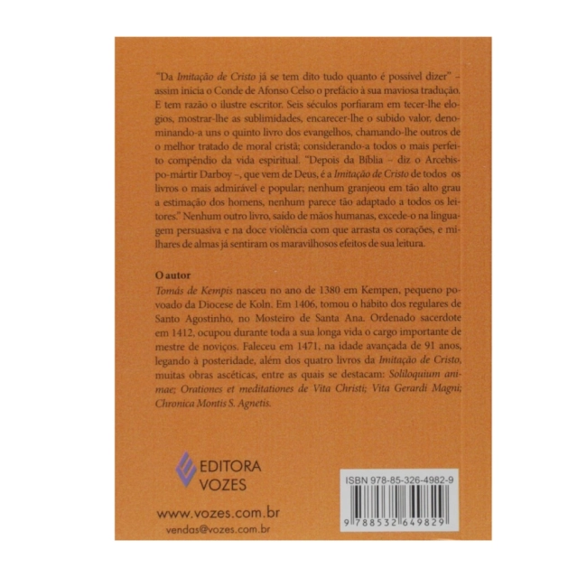 Livro Imitação de Cristo
