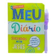 Livro Meu Diário - Segredos com Jesus Livro Meu Diário - Segredos com Jesus