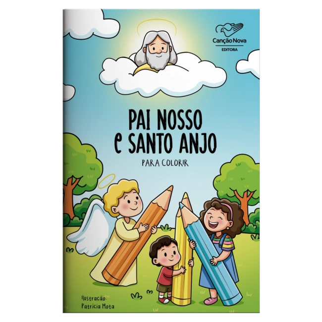 Livro Pai Nosso e Santo Anjo para Colorir