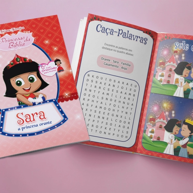 Livro Princesas da Bíblia, Sara, a Princesa Orante Livro Princesas da Bíblia, Sara, a Princesa Orante