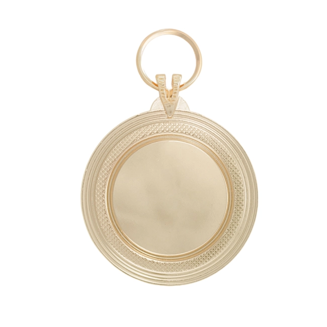 Medalhão de Berço Anjo Protetor Níquel Ouro Velho Medalhão de Berço Anjo Protetor Níquel Ouro Velho