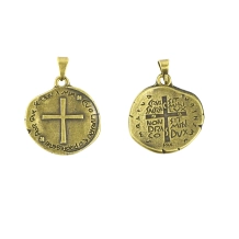Medalha das Duas Cruzes Ouro Velho - 22 mm Medalha das Duas Cruzes Ouro Velho - 22 mm