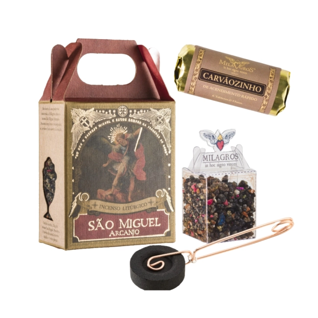 Mini Kit Incenso São Miguel Arcanjo Mini Kit Incenso São Miguel Arcanjo
