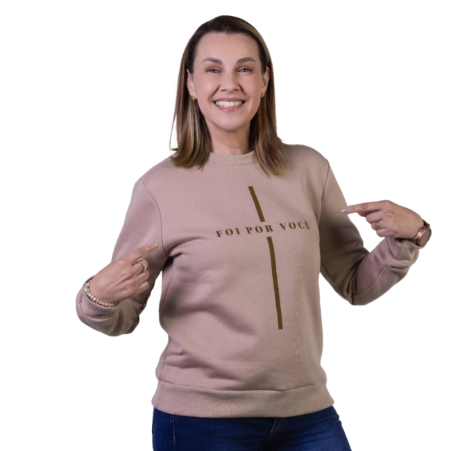 Moletom Feminino Foi Por Você Moletom Feminino Foi Por Você