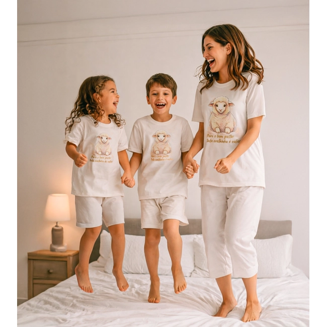 Pijama Feminino Toda Ovelhinha é Valiosa