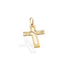 Pingente Cruz Vazada Jesus 25 mm Pingente Cruz Vazada Jesus 25 mm