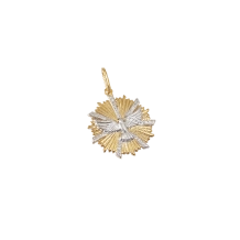 Pingente Espírito Santo 25 mm com Raios e Dizeres Pingente Espírito Santo 25 mm com Raios e Dizeres