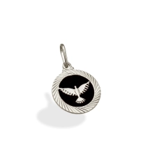 Pingente Medalha Espírito Santo - Prata Pingente Medalha Espírito Santo - Prata