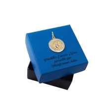 Pingente Pai Nosso com Sagrado Coração de Jesus Pingente Pai Nosso com Sagrado Coração de Jesus