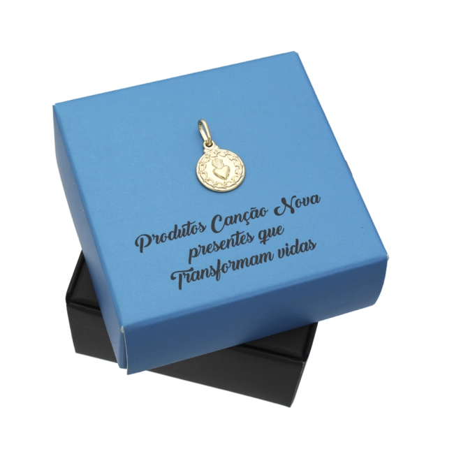 Pingente Sagrado Coração de Jesus - Semijoia