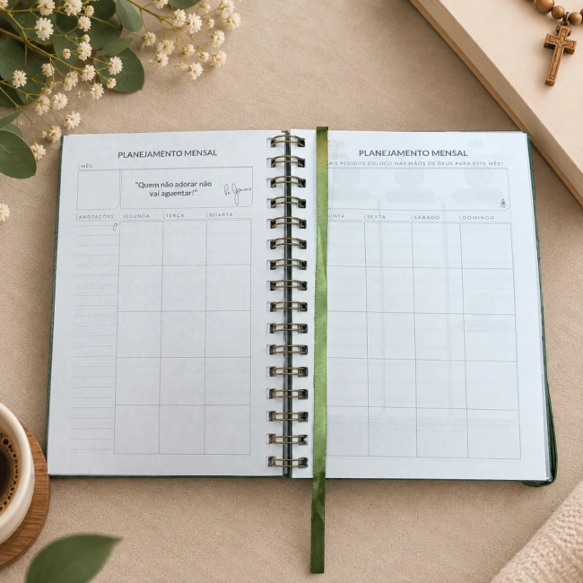 Planner Alegrem-se na Esperança (agenda sem data) Planner Alegrem-se na Esperança (agenda sem data)
