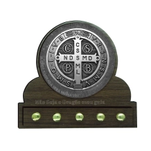 Porta-Chaves Medalha São Bento e Oração Porta-Chaves Medalha São Bento e Oração
