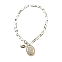 Pulseira Consagração Nossa Senhora das Graças com Cadeado (N 2)