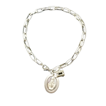 Pulseira Consagração Nossa Senhora das Graças com Cadeado (N 2)