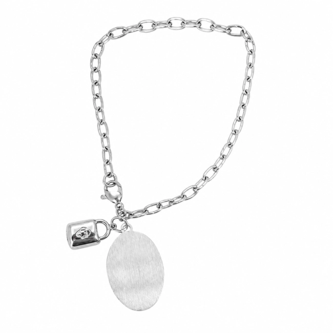 Pulseira Consagração Nossa Senhora Aparecida - Inox